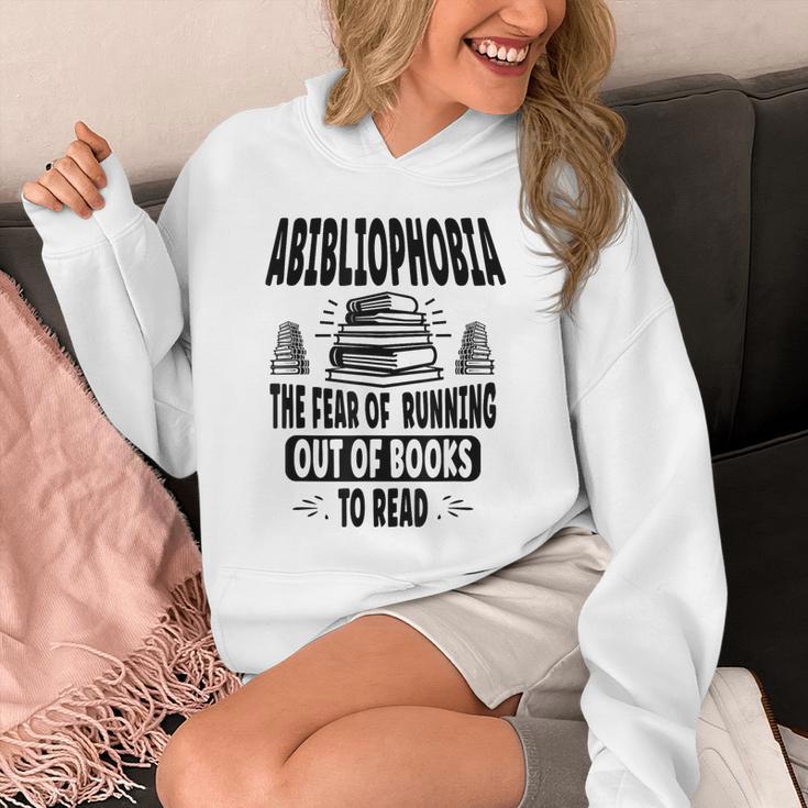 Abibliophobia Definition Book Reading Lover Fans Text Unisex Hoodie