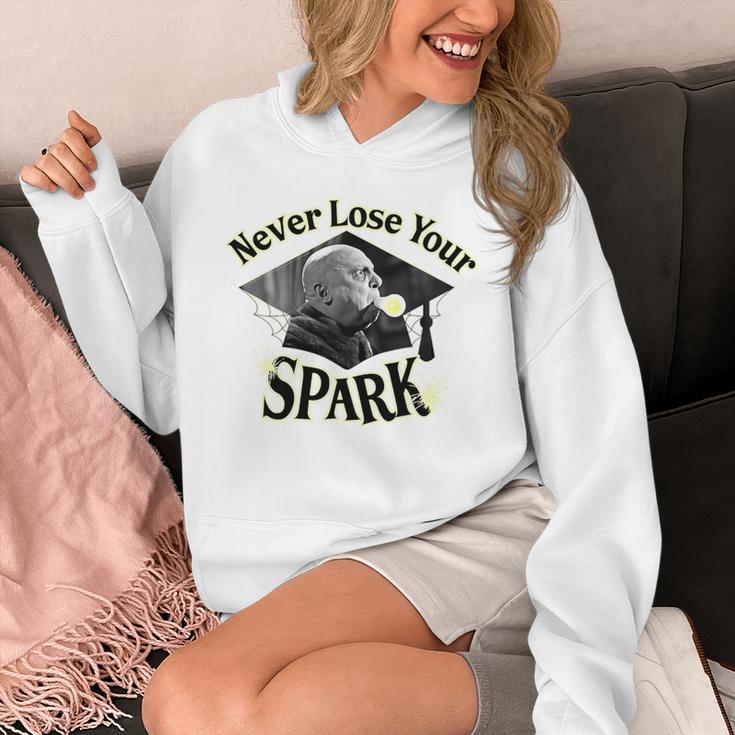 The Addams Family TV Series – Uncle Fester Graduation Spark Premium Unisex Hoodie
