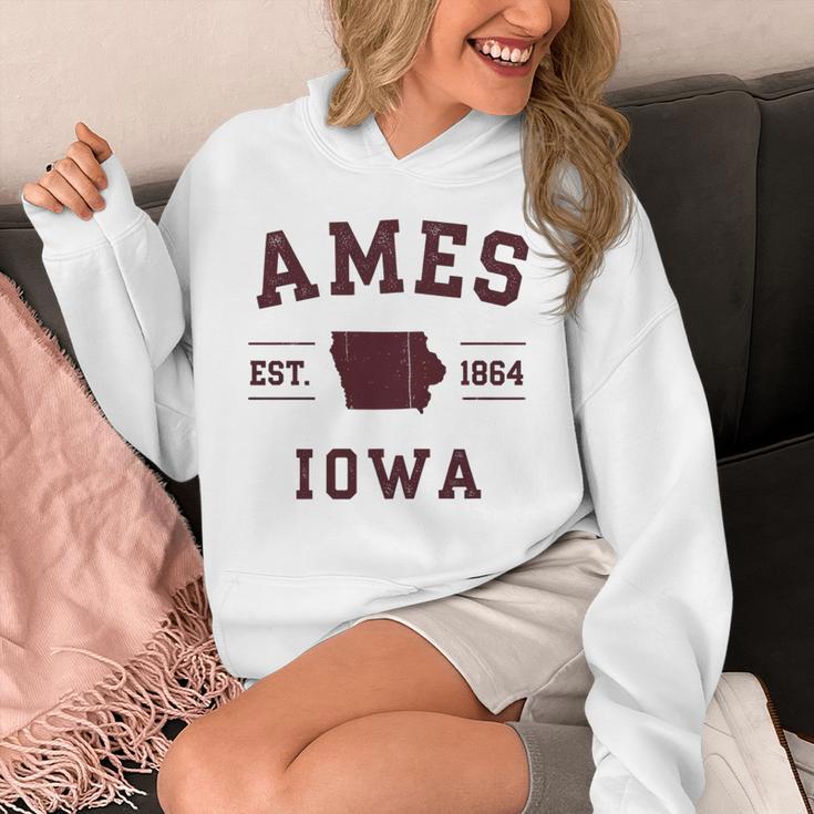 Ames Iowa Est 1864 Nostalgia Premium Tri-Blend Unisex Hoodie