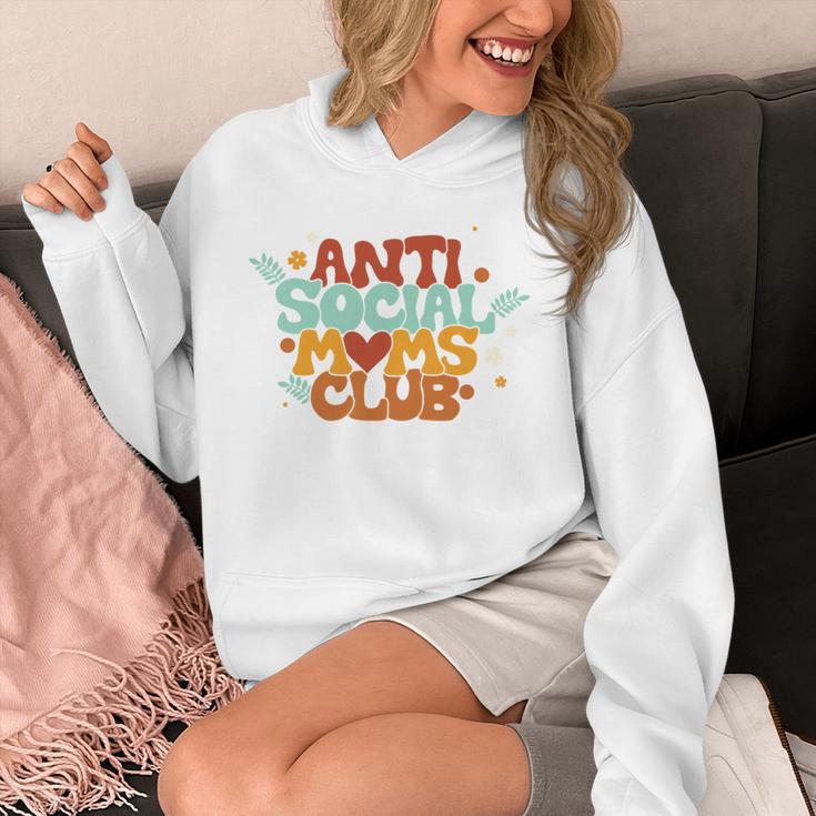 Antisocial Moms Club Introvert Mom Mothers Introverted Retro Unisex Hoodie Antisocial Moms Club Introvert Mom Mothers Introverted Retro Unisex Hoodie