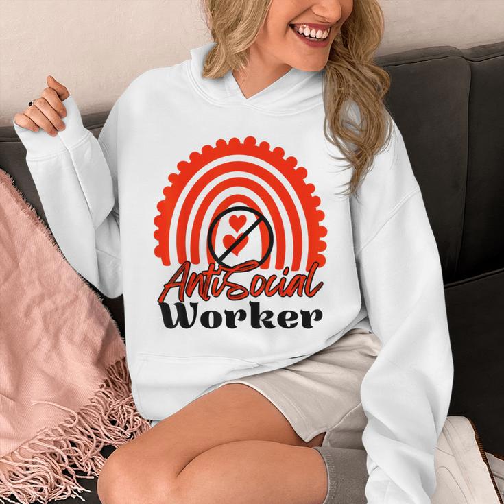 AntiSocial Worker Anti-Social Social Worker Introvert Unisex Hoodie