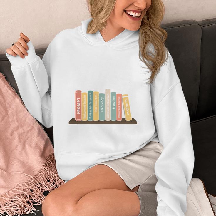 Applied Behavior Analysis Book Wildflower ABA RBT Therapist Unisex Hoodie Applied Behavior Analysis Book Wildflower ABA RBT Therapist Unisex Hoodie