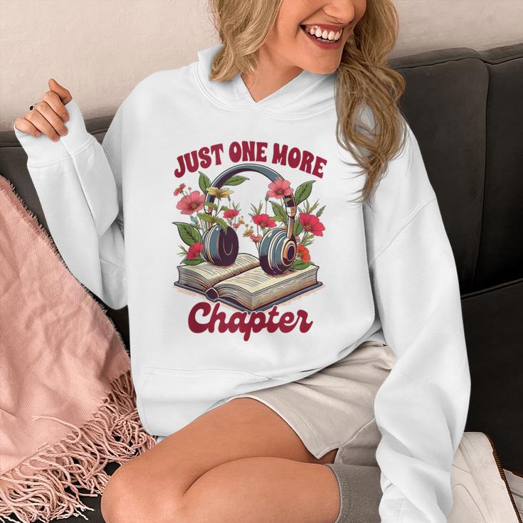 Audiobook Lover Bookish Headphones Just One More Chapter Unisex Hoodie Audiobook Lover Bookish Headphones Just One More Chapter Unisex Hoodie