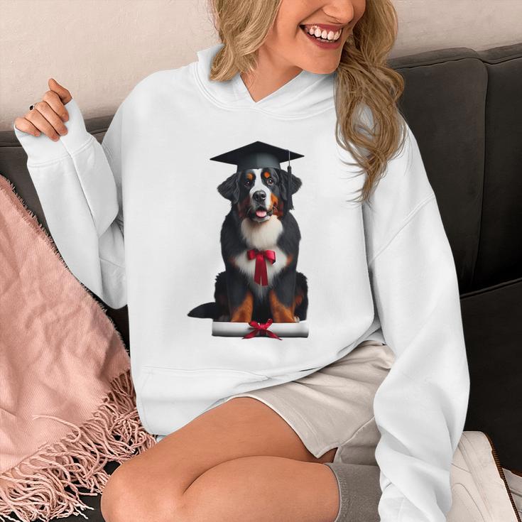 Bernese Mountain Dog Graduation Cap Graduate Training School For Men Women Girls Kids Unisex Hoodie