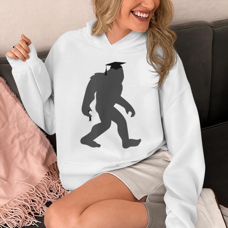 Bigfoot Graduate Shirt Cute Sasquatch Graduation Unisex Hoodie
