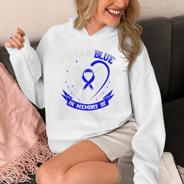 Blue In Memory Of Grandson Colon Cancer Awareness Shirts Premium Unisex Hoodie Blue In Memory Of Grandson Colon Cancer Awareness Shirts Premium Unisex Hoodie