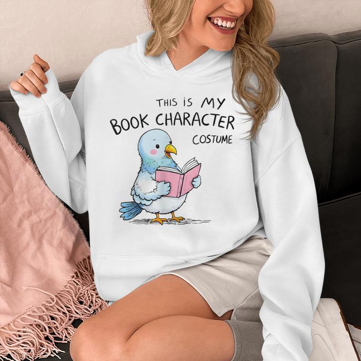 This Is My Book Character Costume I Pigeon Reading Tee Unisex Hoodie
