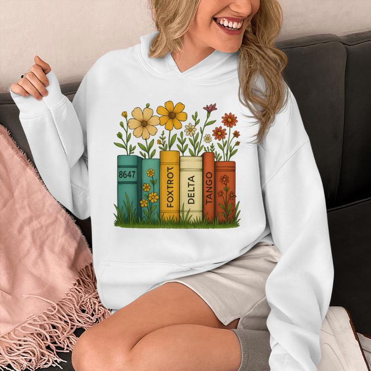 Book Flower 8647 Foxtrots Deltas Tangos Unisex Hoodie