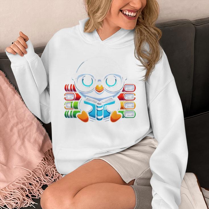 Book Lover Reading Penguin Unisex Hoodie