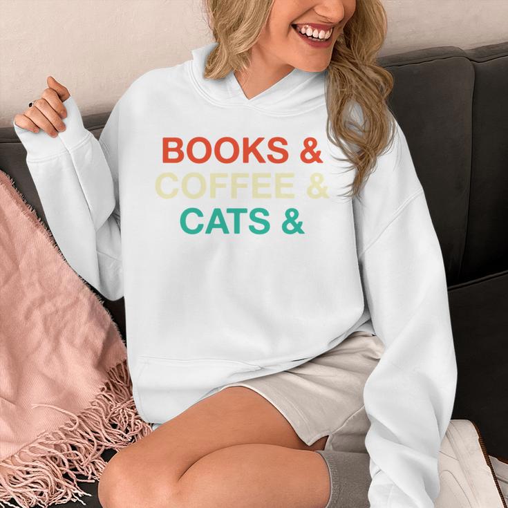 Books Coffee Cats Social Justice Unisex Hoodie
