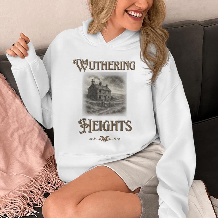 Bronte Novel Wuthering Heights Moorland Gothic Book Cover Unisex Hoodie