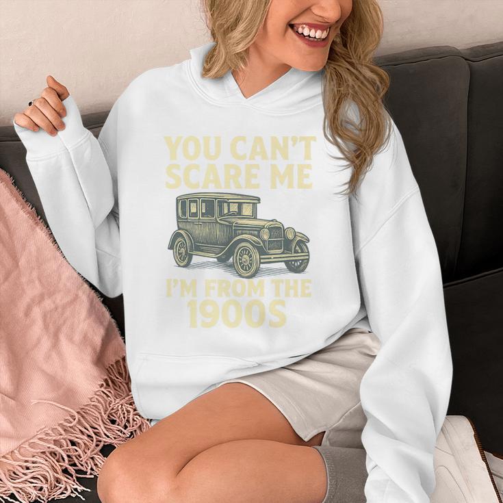 You Can't Scare Me I'm From The 1900s Retro Vintage Car Premium Unisex Hoodie