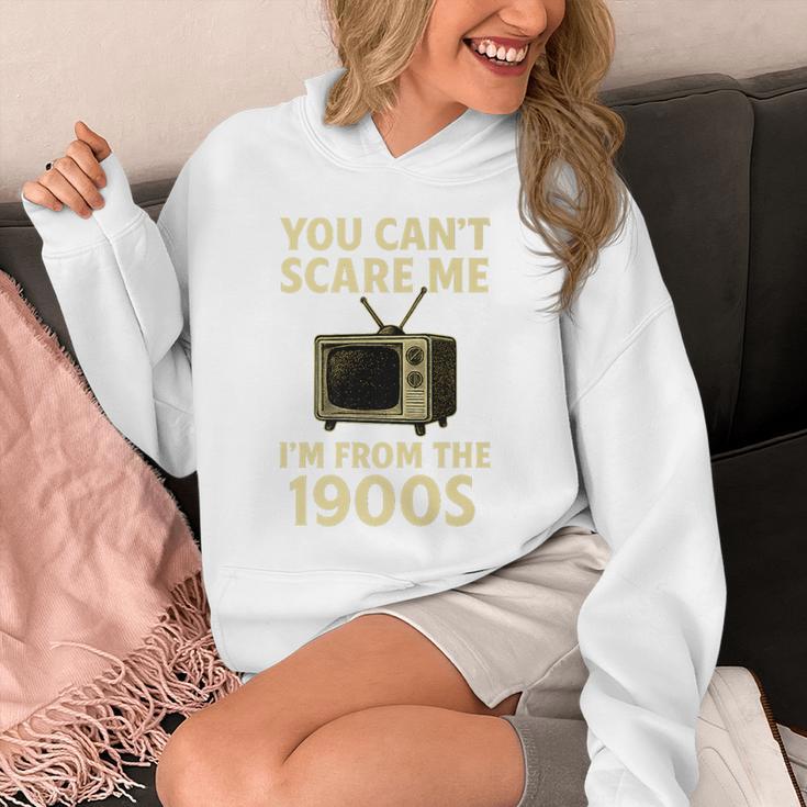 You Can't Scare Me I'm From The 1900s Television Retro Premium Unisex Hoodie