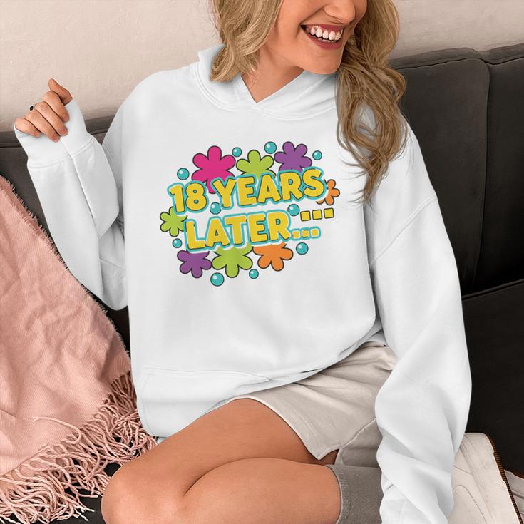 Cartoons Retro 18 Years Later Groovy Pop Art Nostalgia Premium Tri-Blend Unisex Hoodie