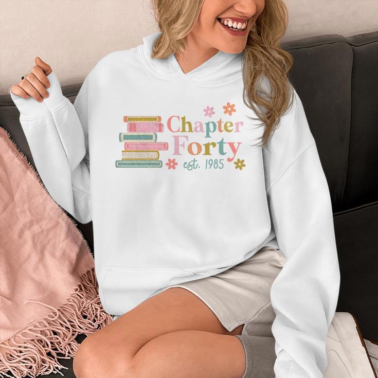 Chapter Forty 40 Years Old 40th Birthday Book Lover Unisex Hoodie Chapter Forty 40 Years Old 40th Birthday Book Lover Unisex Hoodie