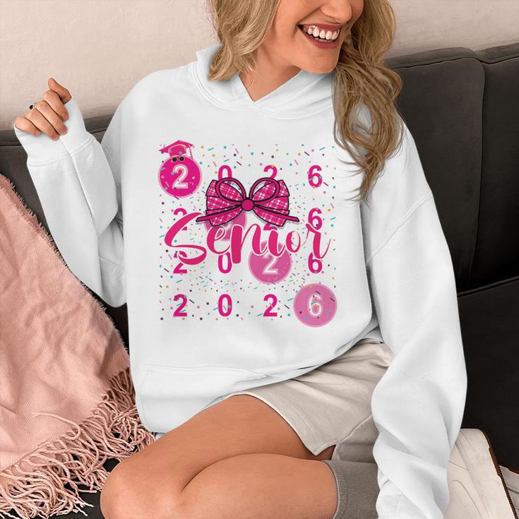Class Of 2026 Senior Coquette Pink Bow Graduation Family Premium Tri-Blend Unisex Hoodie