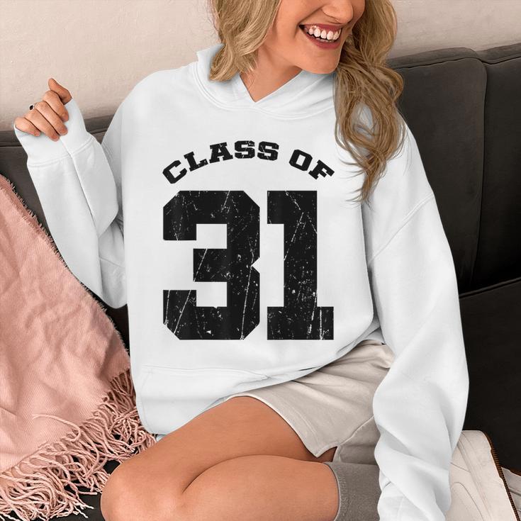 Class Of 31 Date High School Kindergarten Graduation Shirt Unisex Hoodie