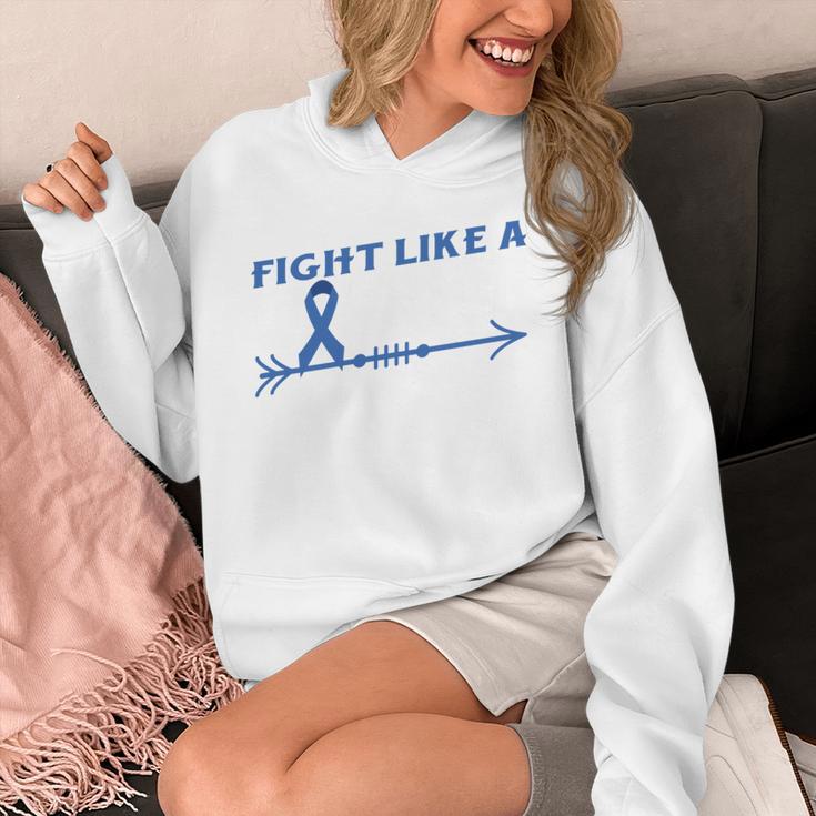 Colon Cancer Awareness Month Memory Loss Blue Ribbon Unisex Hoodie