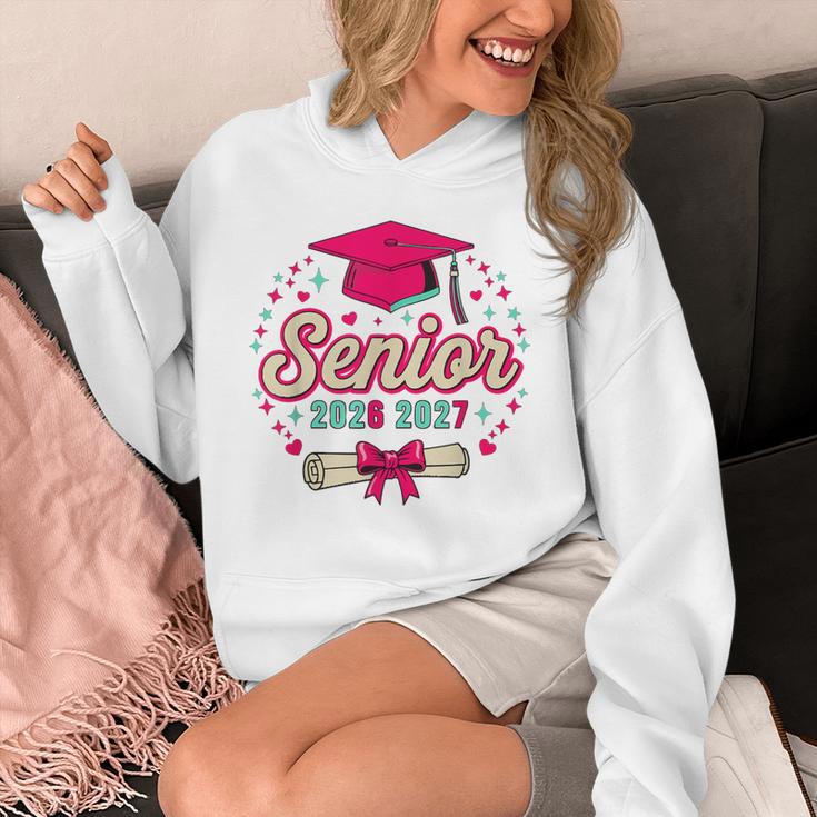 Coquette Pink Bow Senior 2026 2027 Graduation Unisex Hoodie