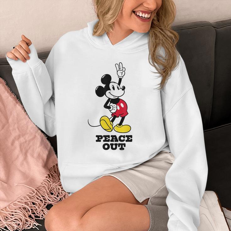 Disney Mickey Mouse Peace Out Totally Retro Graduation Unisex Hoodie