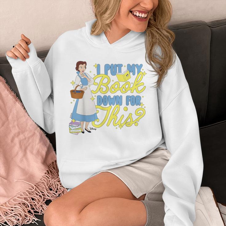 Disney Princess Belle I Put My Book Down For This Unisex Hoodie