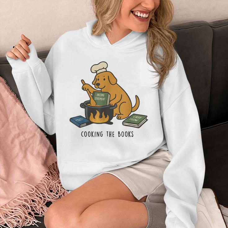 Dog Cooking The Books Unisex Hoodie