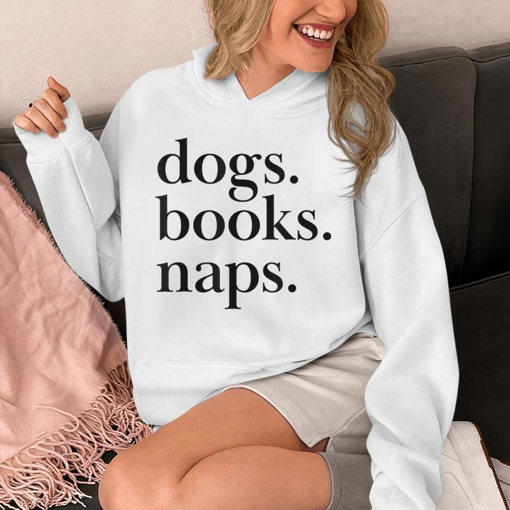 Dogs Books Naps Lovers Unisex Hoodie Dogs Books Naps Lovers Unisex Hoodie