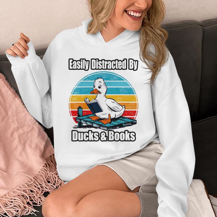 Ducks Books Lover Easily Distracted By Ducks & Books Unisex Hoodie