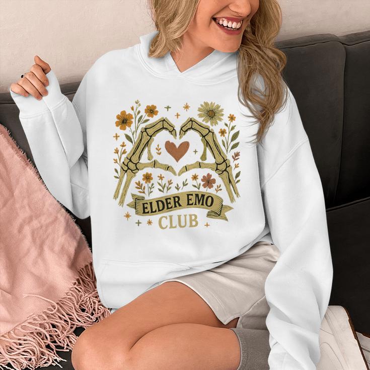 Elder Emo Club Skeleton Hands Heart Nostalgia Premium Tri-Blend Unisex Hoodie Elder Emo Club Skeleton Hands Heart Nostalgia Premium Tri-Blend Unisex Hoodie