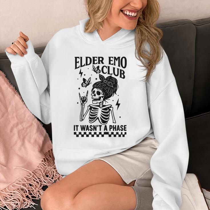 Elder Emo Club Skeleton Nostalgia It Wasn't a Phase Mom Unisex Hoodie Elder Emo Club Skeleton Nostalgia It Wasn't a Phase Mom Unisex Hoodie