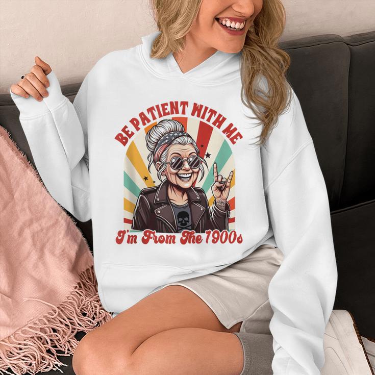 Elder Emo Grandma Nana Be Patient With Me I'm From The 1900s Unisex Hoodie