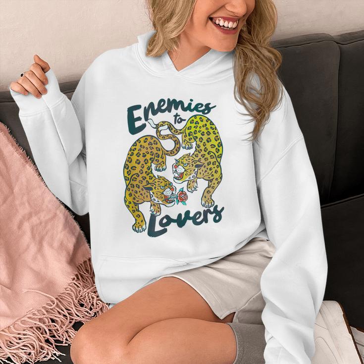 Enemies To Lovers Jaguar Tee Romance Book Plot Device Trope Unisex Hoodie