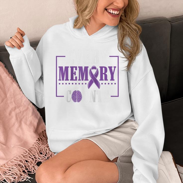 Every Memory Counts Alzheimer's Awareness Dementia Raglan Baseball Tee Unisex Hoodie