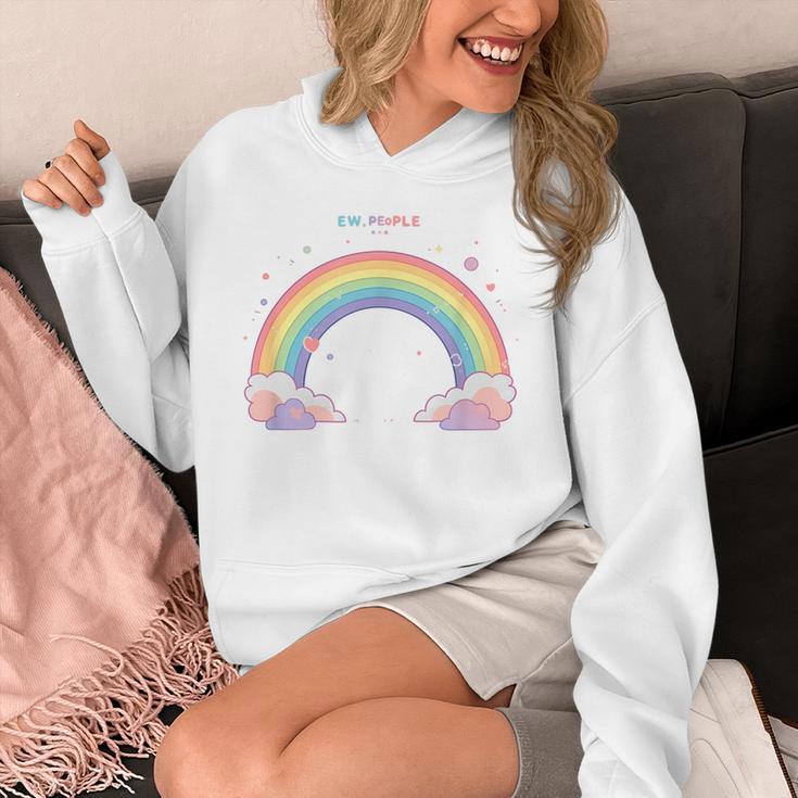Ew People Antisocial Introvert Kawaii Sarcastic Unisex Hoodie