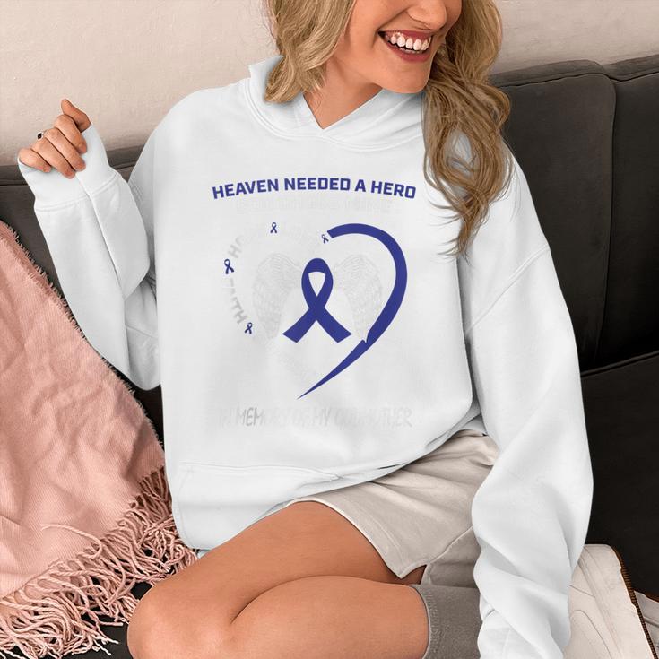 Faith Blue In Memory Of My Godmother Colon Cancer Awareness Unisex Hoodie Faith Blue In Memory Of My Godmother Colon Cancer Awareness Unisex Hoodie