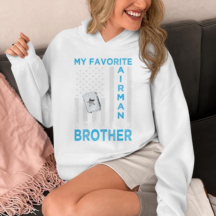 My Favorite Airman Calls Me Brother Airman Graduation Premium Tri-Blend Unisex Hoodie