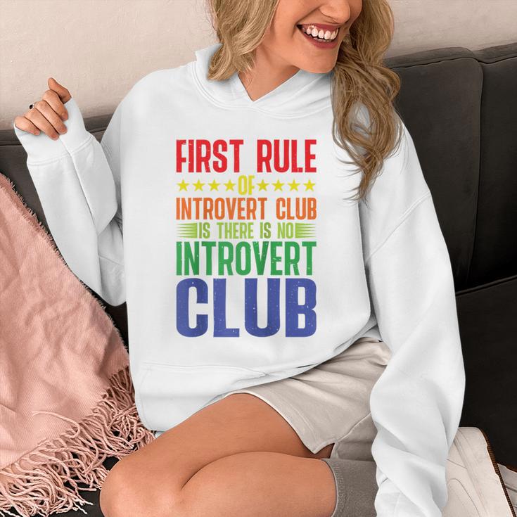 First Rule Of Introvert Club Is There Is No Introvert Club Raglan Baseball Tee Unisex Hoodie First Rule Of Introvert Club Is There Is No Introvert Club Raglan Baseball Tee Unisex Hoodie