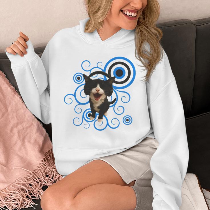 Frutiger Aero Cat Meme Headphone Kitty Cat Lover Unisex Hoodie Frutiger Aero Cat Meme Headphone Kitty Cat Lover Unisex Hoodie