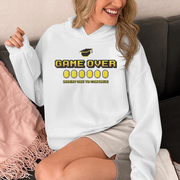 Game Over Insert 30K To Continue Graduation s Unisex Hoodie