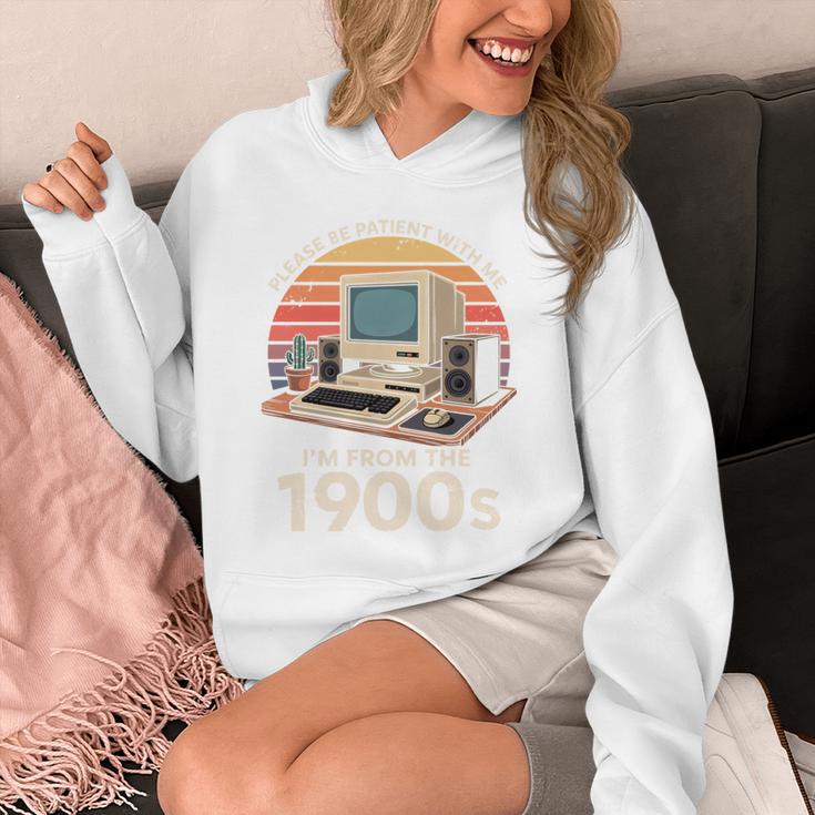 Geek Please Be Patient I'm From The 1900s Retro Computer PC Unisex Hoodie