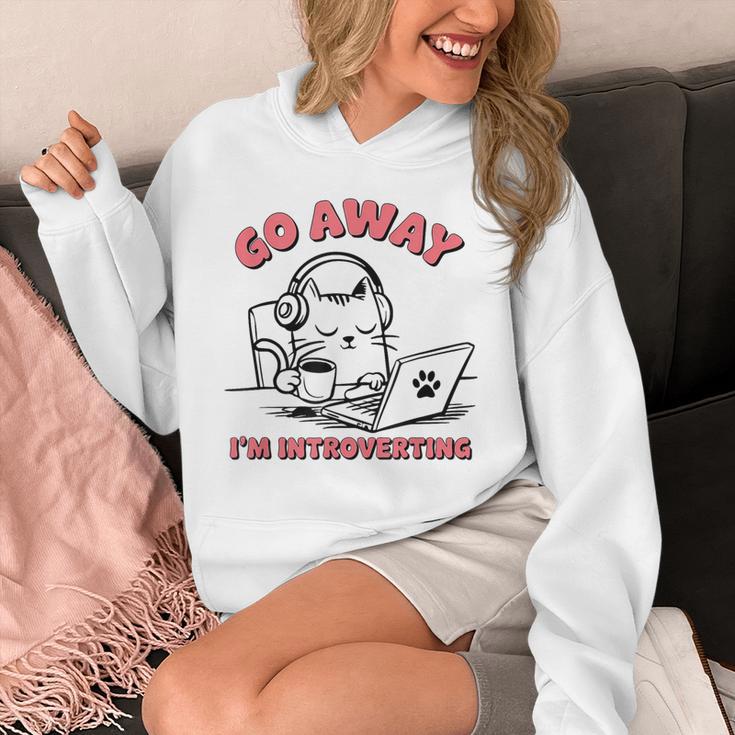 Go Away I´m Introverting Stay Home Socially Awkward Unisex Hoodie Go Away I´m Introverting Stay Home Socially Awkward Unisex Hoodie