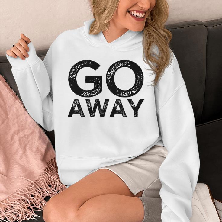 Go Away Sarcastic Antisocial Introvert Saying Unisex Hoodie Go Away Sarcastic Antisocial Introvert Saying Unisex Hoodie