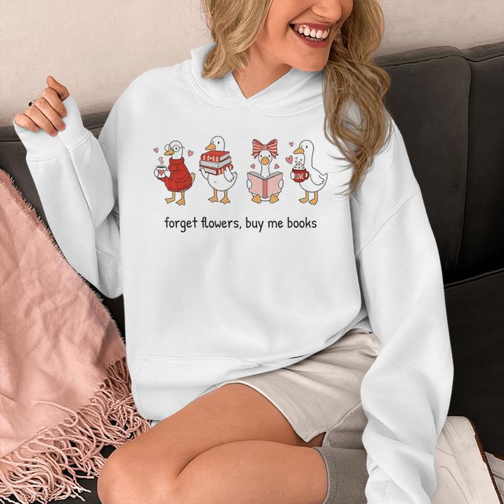 Goose Forget Flowers Buy Me Books Unisex Hoodie Goose Forget Flowers Buy Me Books Unisex Hoodie