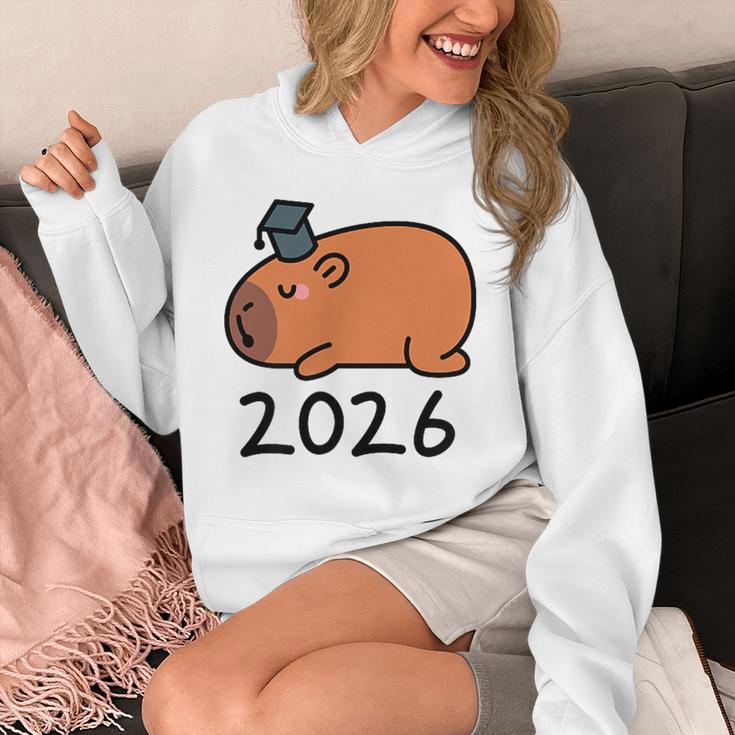 Grad Class Of 2026 Capybara Graduation Graduated Kids Unisex Hoodie