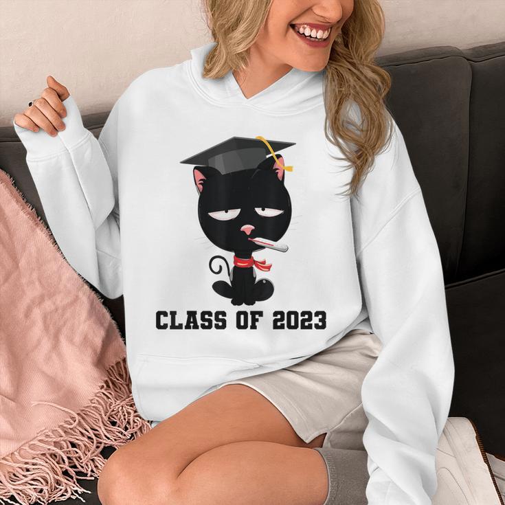 I Graduated Class Of2023 Cat Graduation Unisex Hoodie