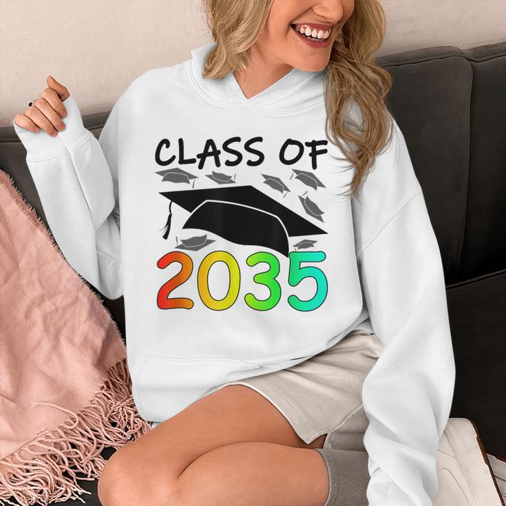 Graduation Class Of 2035 Hand Prints Space Pre-K -12th Grade Unisex Hoodie