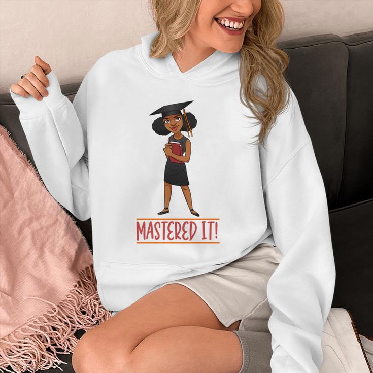 Graduation Woman Tshirt Black Melanin Masters Degree Unisex Hoodie