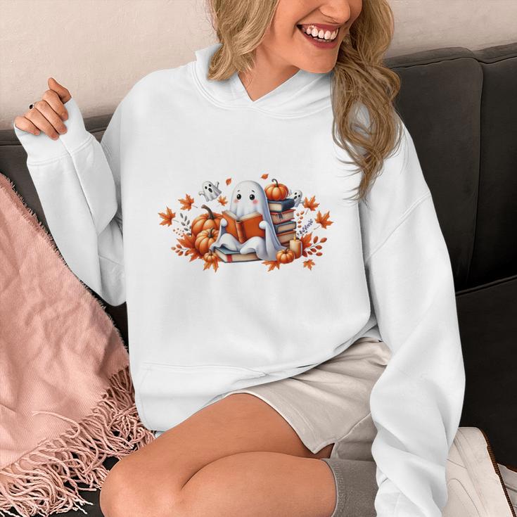 Halloween Book Lover Ghost Witch Books & Pumpkins Unisex Hoodie Halloween Book Lover Ghost Witch Books & Pumpkins Unisex Hoodie