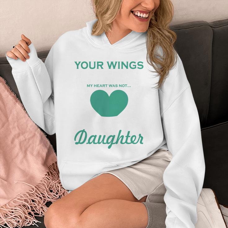 My Heart Was Not In Loving Memory Missing Daughter In Heaven Unisex Hoodie