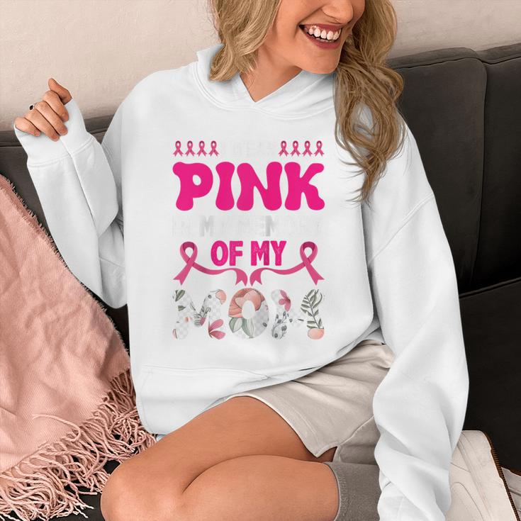 Honoring Mom I Wear Pink In My Memory Of My Mom Raglan Baseball Tee Unisex Hoodie Honoring Mom I Wear Pink In My Memory Of My Mom Raglan Baseball Tee Unisex Hoodie